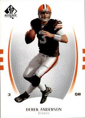 Derek Anderson #21 Football Cards 2007 SP Authentic