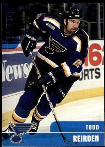 Todd Reirden #313 Hockey Cards 1999 Be a Player Memorabilia