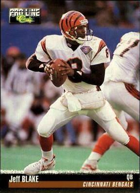 Jeff Blake #6 Football Cards 1995 Pro Line