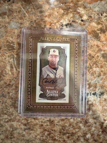Cal Ripken Jr. #MA-CRJ Baseball Cards 2024 Topps Allen & Ginter Mini Baseball Autograph