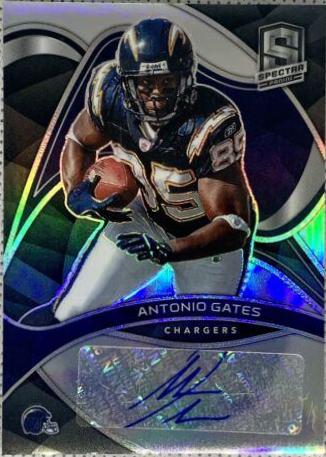 Antonio Gates #SIG-AGA Football Cards 2022 Panini Spectra Signatures