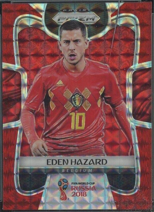 Eden Hazard #13 2018 Panini Prizm World Cup Soccer