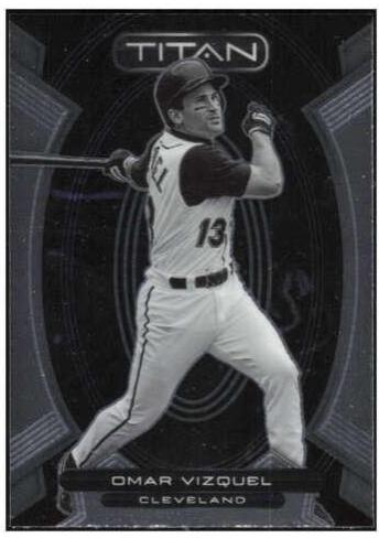 Omar Vizquel #2 Baseball Cards 2023 Panini Chronicles Titan