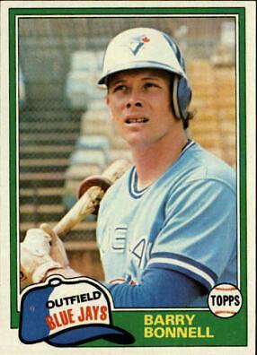 1981 Topps Barry Bonnell #558 card
