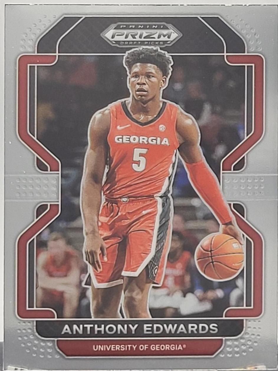 Anthony Edwards #3 Basketball Cards 2022 Panini Prizm Draft Picks