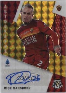 Rick Karsdorp #A-RK Soccer Cards 2020 Panini Mosaic Serie A Autographs