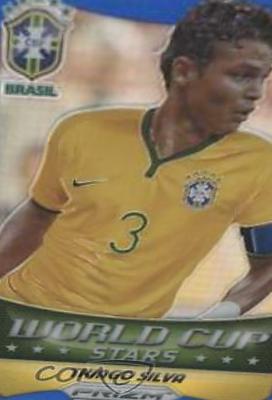 Thiago Silva #8 Soccer Cards 2014 Panini Prizm World Cup Stars