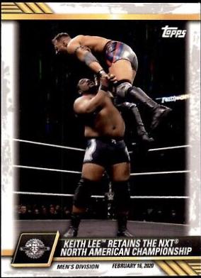 Keith Lee Retains the NXT North American Championship #2 Wrestling Cards 2021 Topps WWE NXT