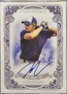 Zac Veen #VAZY 2021 Onyx Vintage Baseball