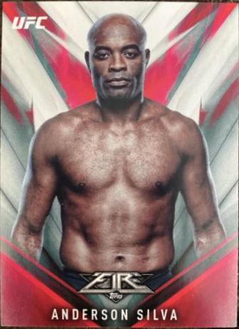 Anderson Silva #3 Ufc Cards 2017 Topps UFC Fire