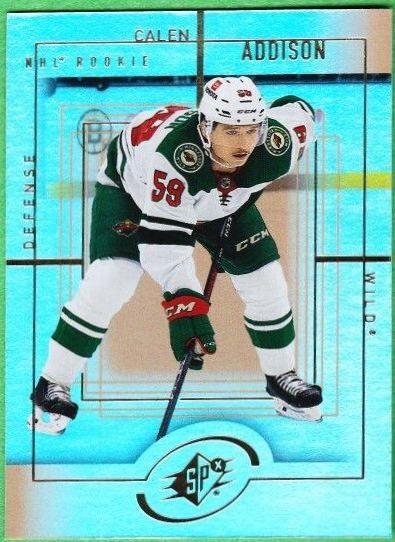Calen Addison #SPX-35 Hockey Cards 2021 Upper Deck SPx 1999-2000 Retro