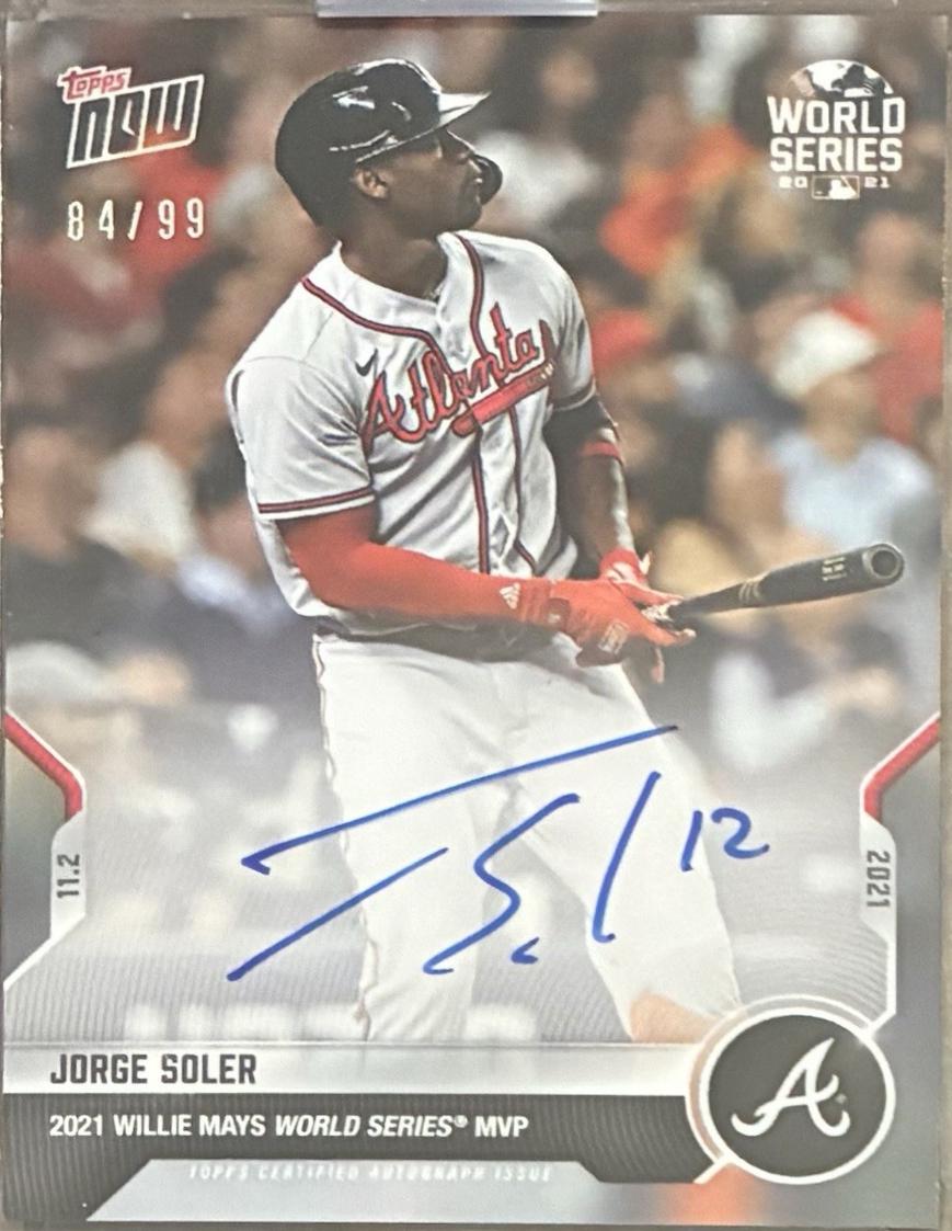Jorge Soler #1041A 2021 Topps Now Baseball