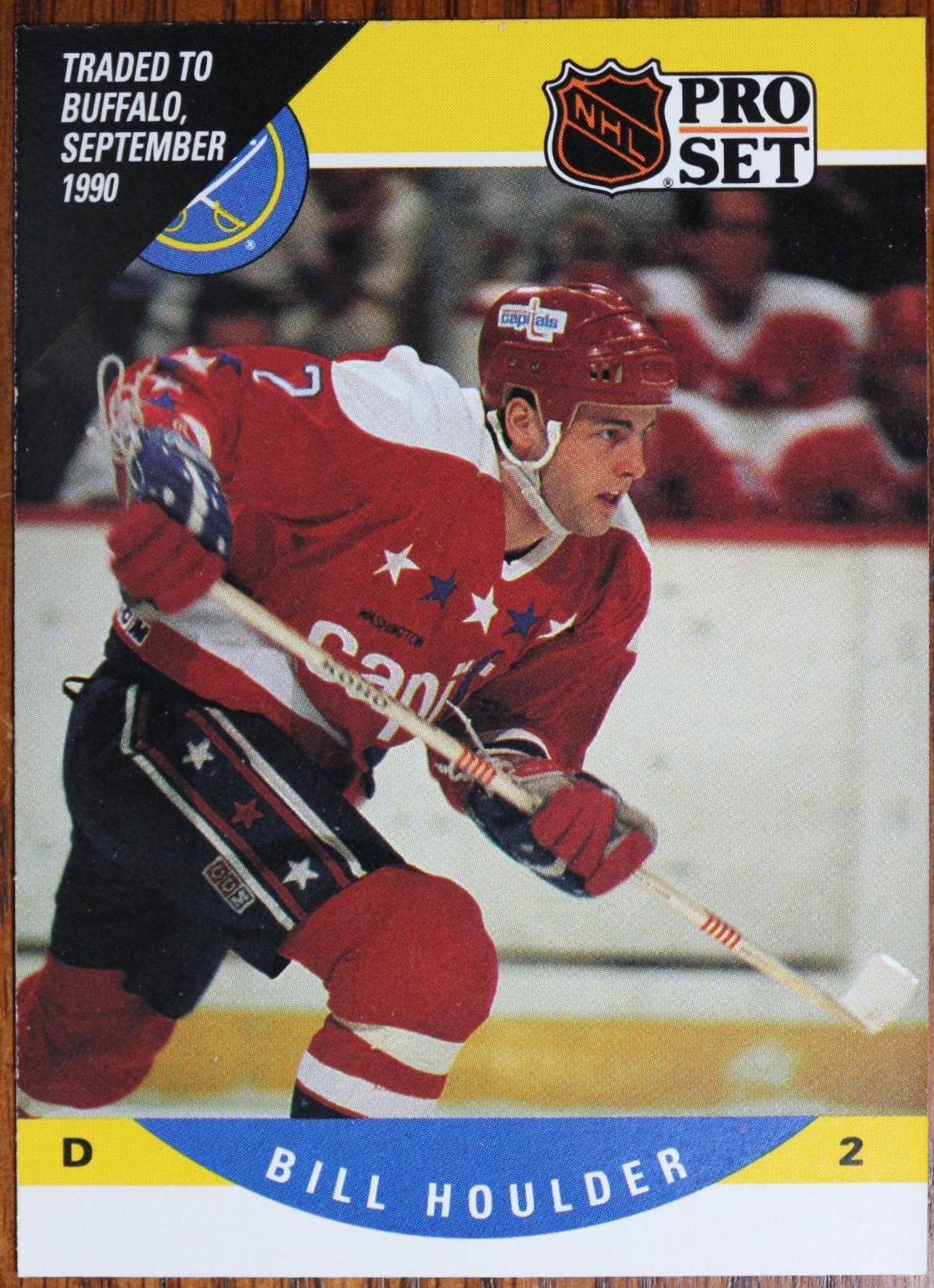 Bill Houlder #417 Hockey Cards 1990 Pro Set