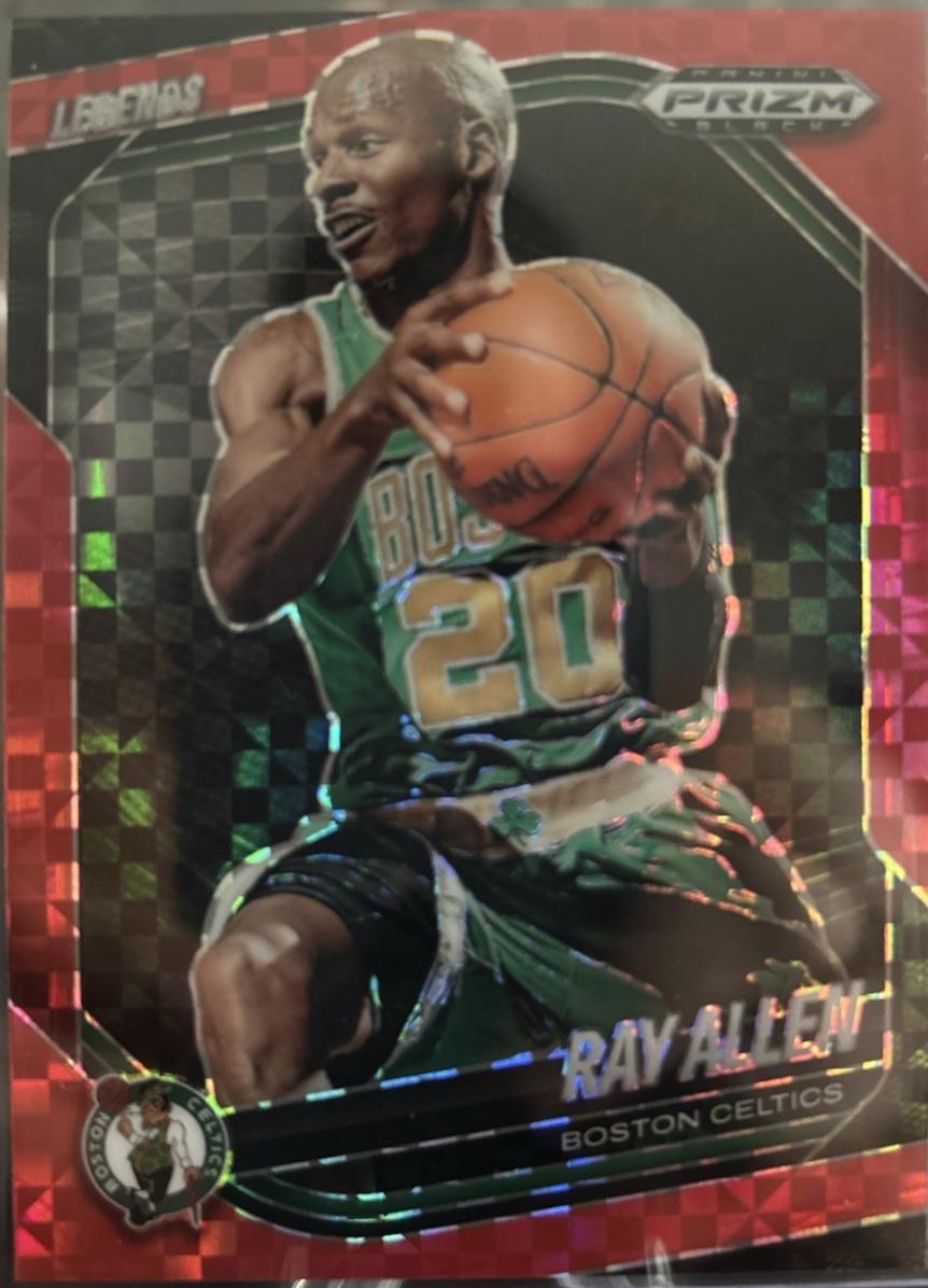 Ray Allen [Red Power] #273 Prices | 2024 Panini Prizm Black ...