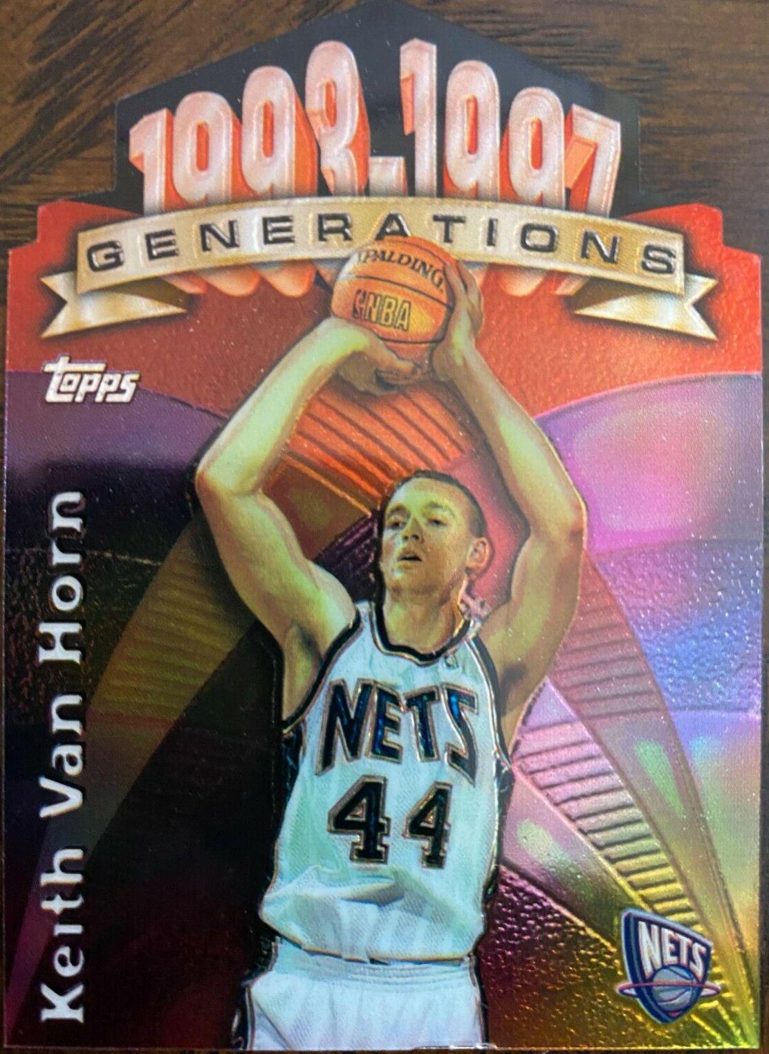 Keith Van Horn #G29 Basketball Cards 1997 Topps Generations