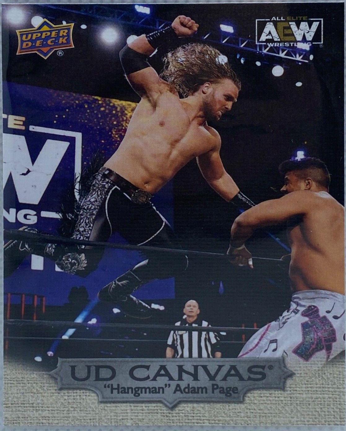 Hangman Adam Page #C31 Wrestling Cards 2022 Upper Deck AEW UD Canvas