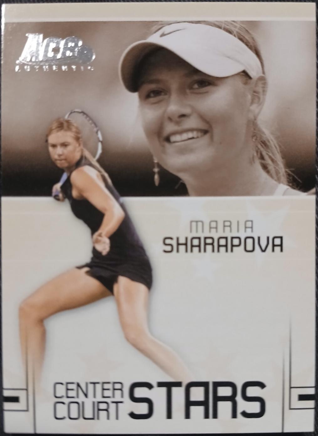 Maria Sharapova #CC-14 Tennis Cards 2006 Ace Authentic Grand Slam Center Court Stars