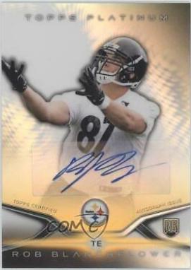 Rob Blanchflower #28 Football Cards 2014 Topps Platinum Rookie Autograph