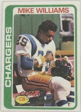 Mike Williams #152 Football Cards 1978 Topps