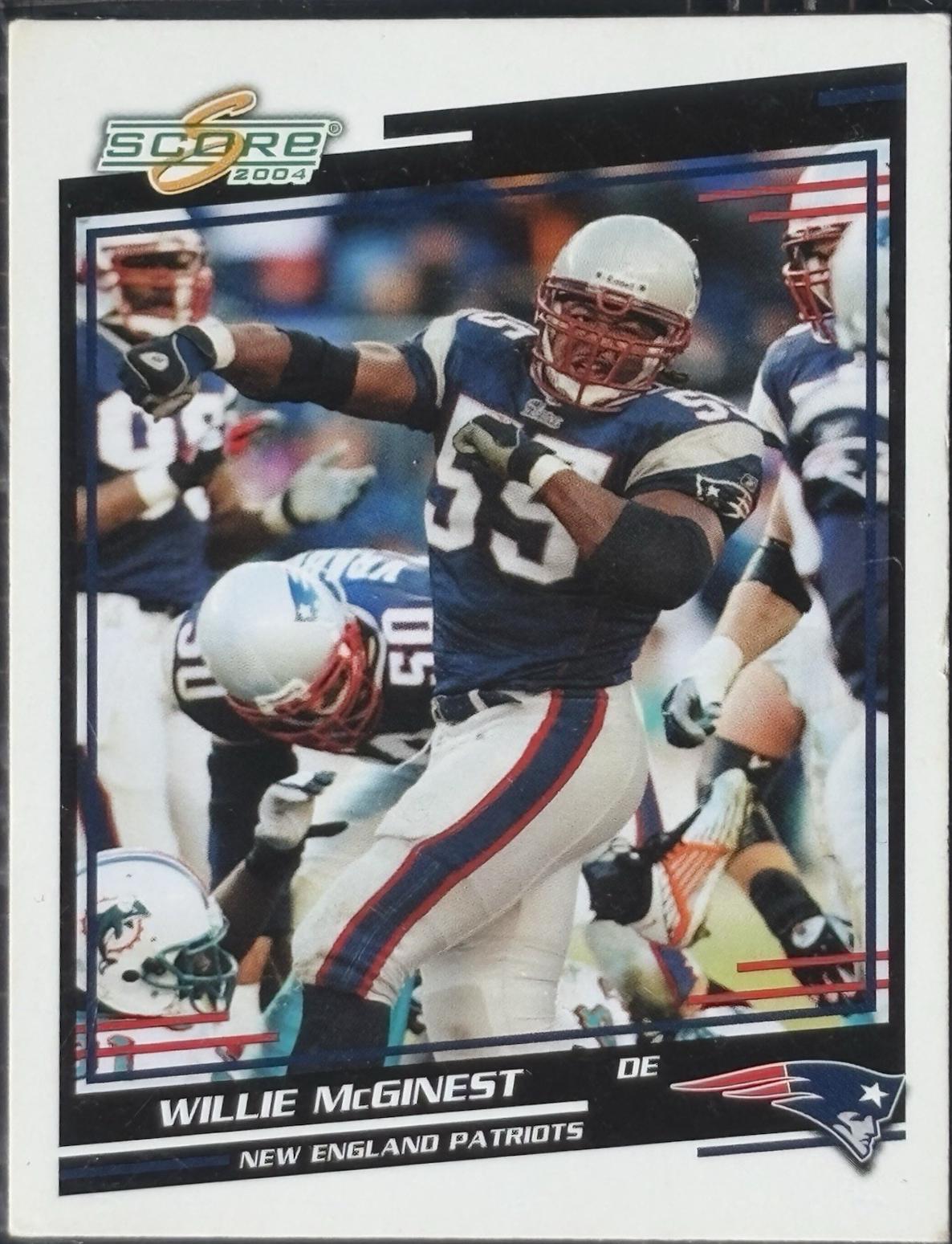 Willie McGinest #193 2004 Panini Score Football