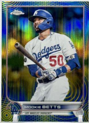 Mookie Betts [Sonic Blue Yellow Pulse] #100