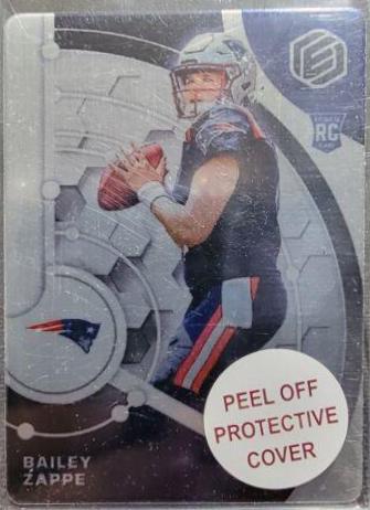 Bailey Zappe #105 2022 Panini Elements Football