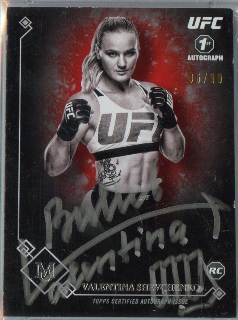 Valentina Shevchenko #MA-VS Ufc Cards 2017 Topps UFC Museum Collection Autographs