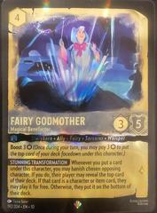 fairy godmother lorcana card - Whispers in the Well - - Magical Benefactor (Super Rare) Pure Heart [Just Leave It to Me] Whenever you play a character named Cinderella Fairy Godmother - Mystic Armorer