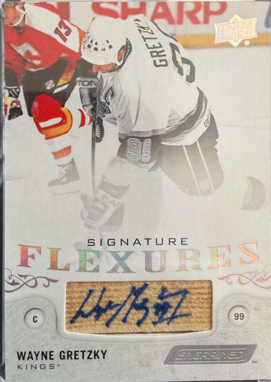 Wayne Gretzky #SF-WG Hockey Cards 2019 Upper Deck Engrained Signature Flexures
