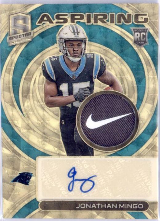 Jonathan Mingo #13 2023 Panini Spectra Football Aspiring Patch Autographs
