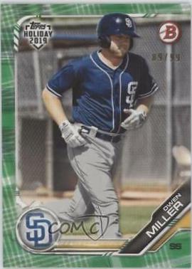 Owen Miller #TH-OM 2019 Topps Holiday Bowman Baseball
