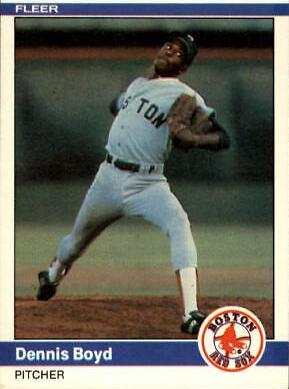 Dennis Boyd #393 Baseball Cards 1984 Fleer