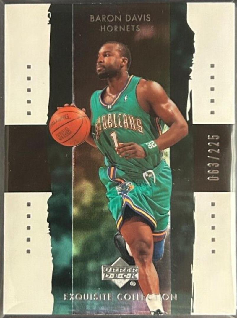 Baron Davis #25 Basketball Cards 2003 UD Exquisite Collection