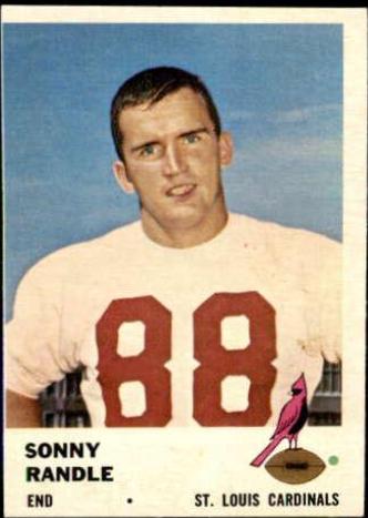 Sonny Randle #24 Football Cards 1961 Fleer