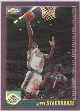 Jerry Stackhouse #10 Basketball Cards 2000 Topps Chrome