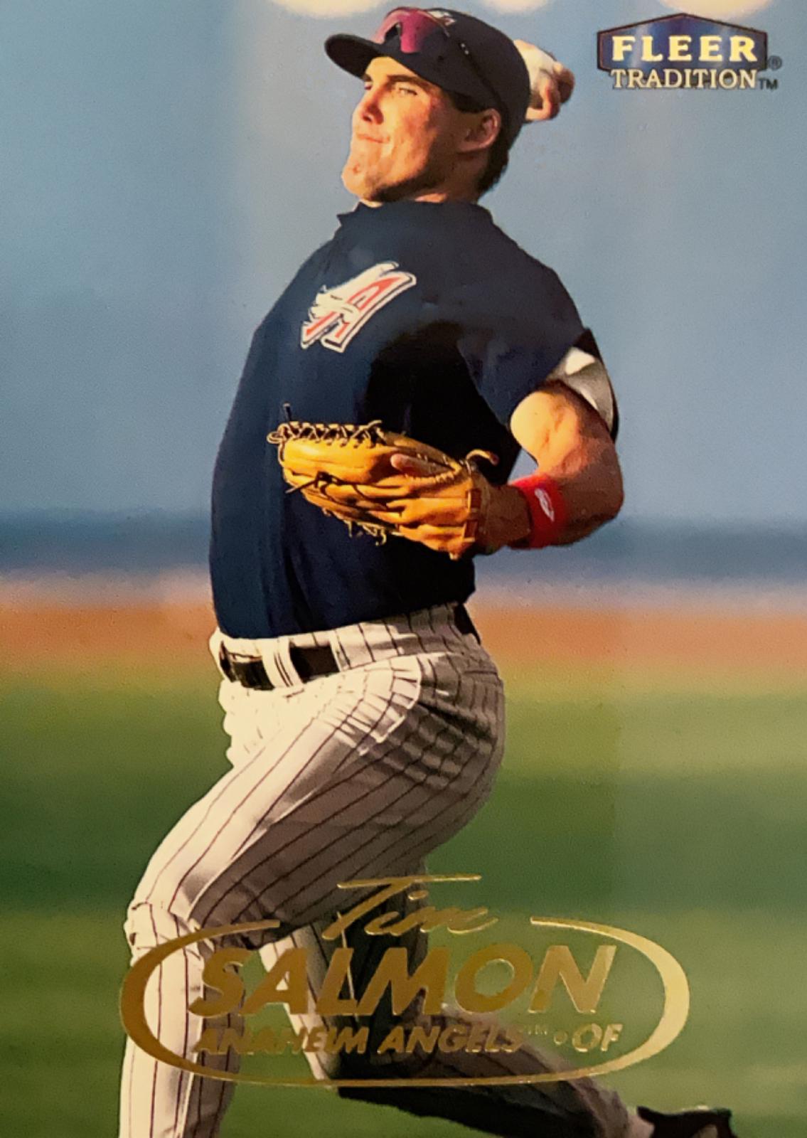 Tim Salmon #15 Baseball Cards 1998 Fleer Tradition