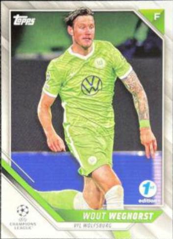 Wout Weghorst #7 Soccer Cards 2021 Topps UEFA Champions League 1st Edition