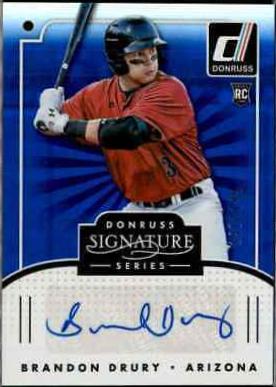Brandon Drury #SGS-BD Baseball Cards 2016 Panini Donruss Signature Series