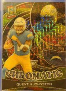 Quentin Johnston #3 Football Cards 2023 Panini Spectra Chromatic