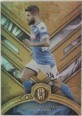 Lorenzo Insigne #7 Soccer Cards 2019 Panini Gold Standard