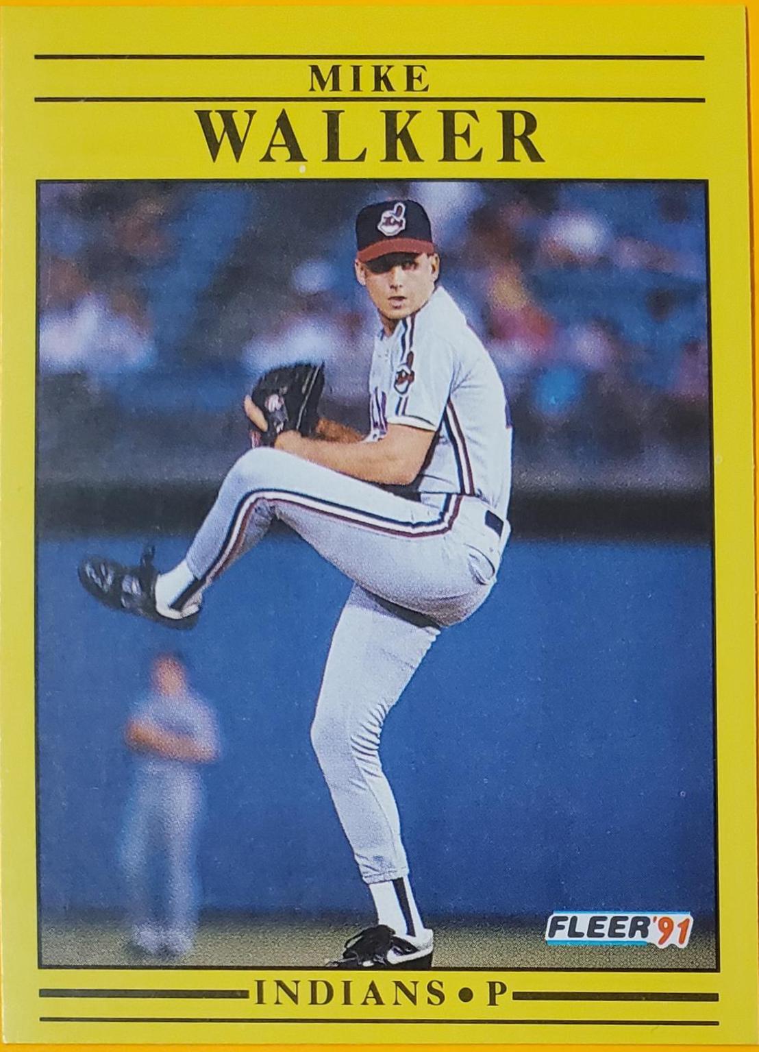 Mike Walker #381 Baseball Cards 1991 Fleer