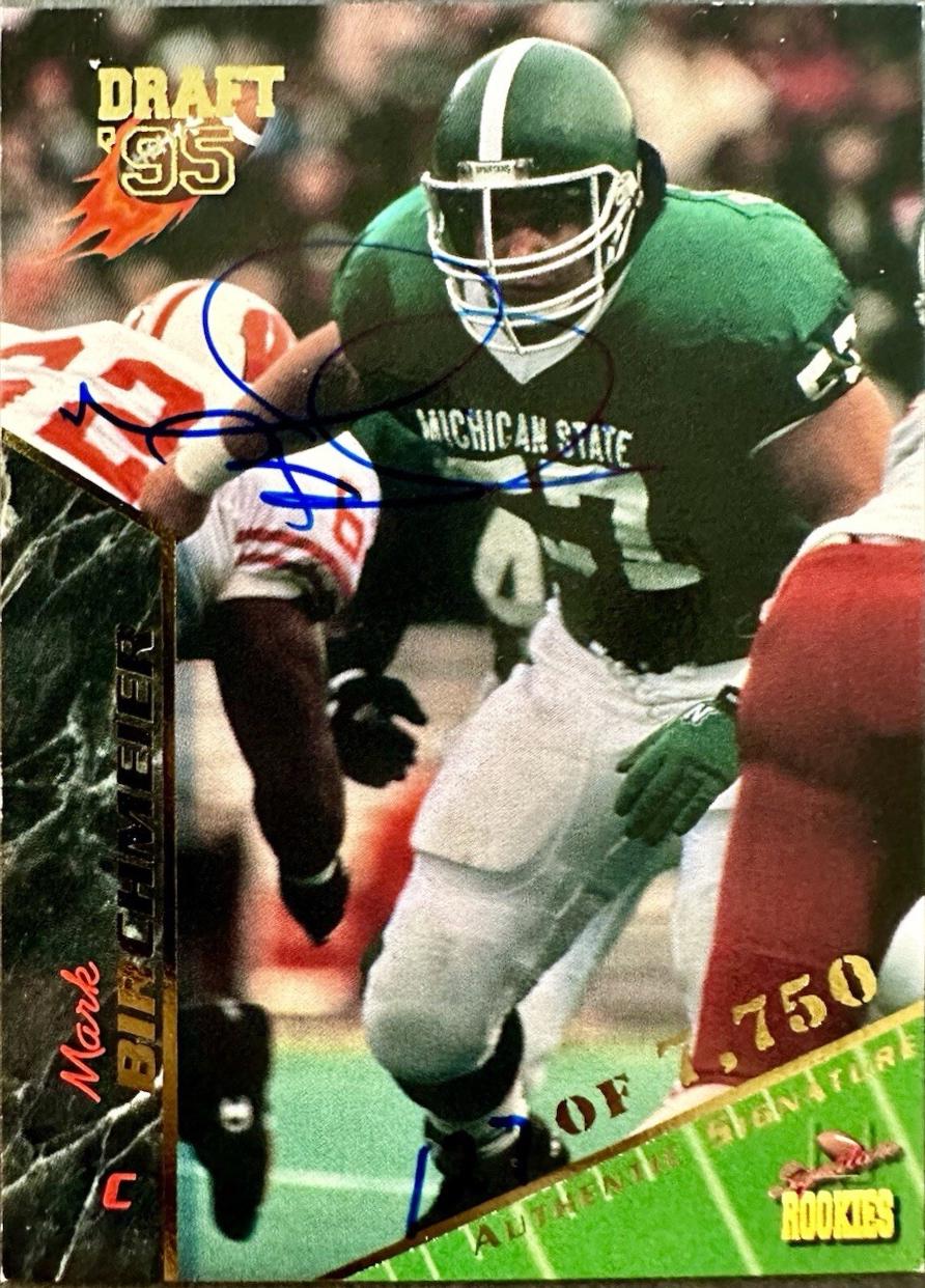 Mark Birchmeier #9 1995 Signature Rookies Autograph Football