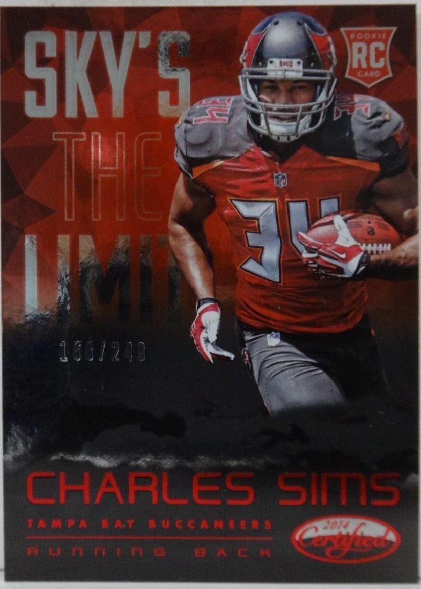 Charles Sims #SKY15 Football Cards 2014 Panini Certified Sky's the Limit