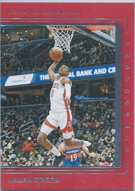 Jalen Green #2 Basketball Cards 2021 Panini PhotoGenic Rookies in Motion