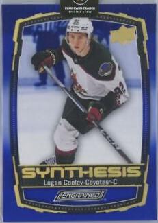Logan Cooley #S-48 Hockey Cards 2023 Upper Deck Engrained Synthesis