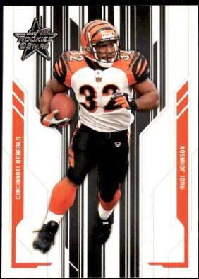 Rudi Johnson #22 Football Cards 2005 Leaf Rookies & Stars