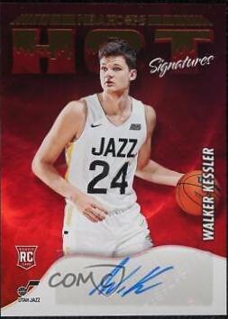 Walker Kessler #HSR-WKS 2022 Panini Hoops Hot Signatures Rookies Basketball
