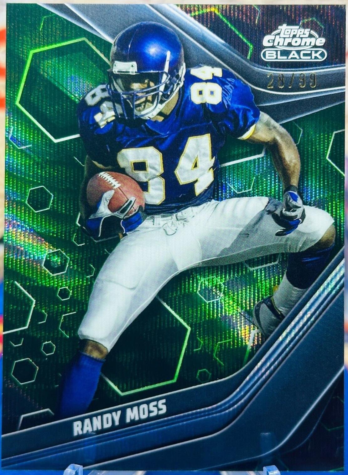 Randy Moss [Green Wave Refractor] #129