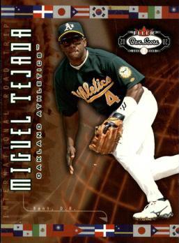 Miguel Tejada #230 Baseball Cards 2002 Fleer Box Score