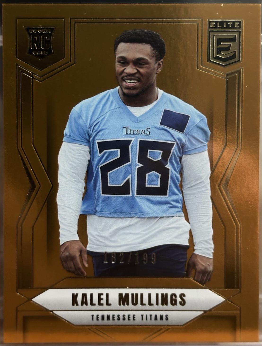 Kalel Mullings [Orange] #146 Prices | 2025 Panini Donruss Elite ...
